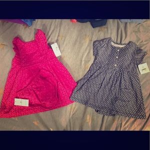 2 new dresses - 18m